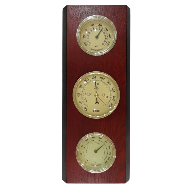 Woodpecker Thermometer Barometer Hygrometer 36 x 14 cm - 219