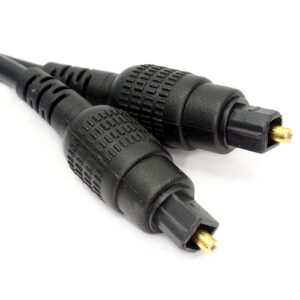 Conqueror Fiber Optic Cable Toslink to Toslink 3 Meter Black - C117G