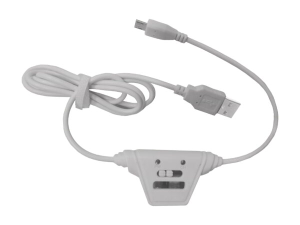 Mobile Charging Cable 2-in-1 Function Battery Charger USB To Micro USB 1 Meter White - C118C
