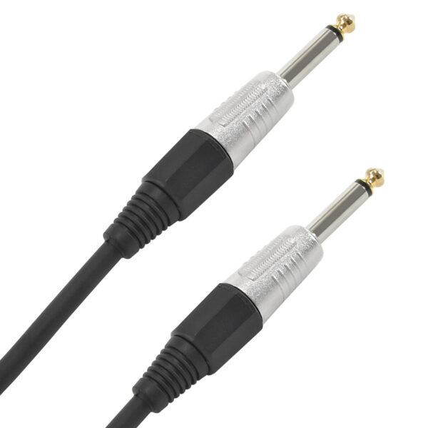 Conqueror Microphone Cable 6.5mm Mic to 6.5mm Mic Audio Cable Male to Male 1.5 Meter Black - C122A