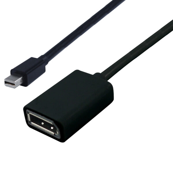 Conqueror Cable Mini Display Male to Display Female - Black - C123F
