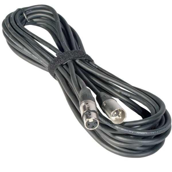 Conqueror Microphone Cable XLR Male to XLR Female 2 Meter Black - C135A