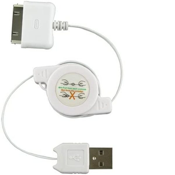 Conqueror Cable Charge Sync Data Cable for Apple IPhone 4 IPad IPod 4th Generation Charging Cable White - C25B