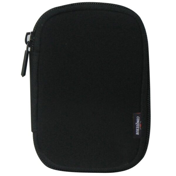 Conqueror Soft Carrying Case Bag Useful For Storing Money,Cables and Coins Pink Black Blue - LSC4022A