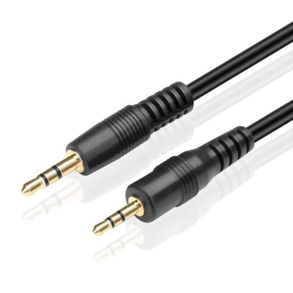 Conqueror Cable 3.5mm Audio Output to 3.5mm Audio Output 1.5 Meter Black - C32