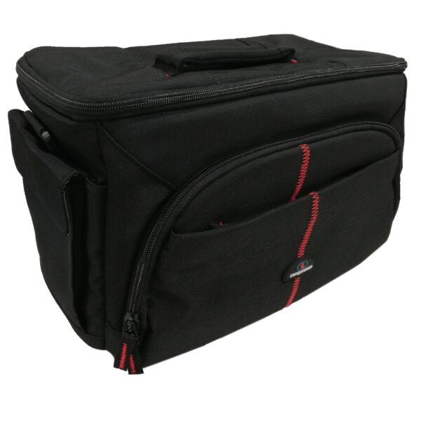 Conqueror Carrying Case Compact Bag for DSLR / SLR Camera with Strap and Pockets 38x20x20cm Dimension Black - C325