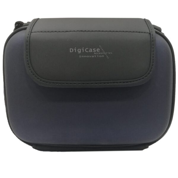Digicase Basic Hard Carrying Case Great as Money Bag , Hard Disk, Cables and Earphones Blue Black – 7050