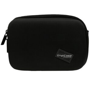 Digicase Hard Carrying Case Bag for Digital Video Camera Action Camera 15x9x9cm Dimension Blue Grey - 7136