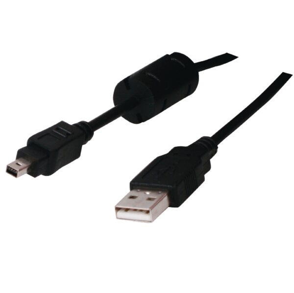 Conqueror Cable Fuji to USB 1.5 Meter Black - C74