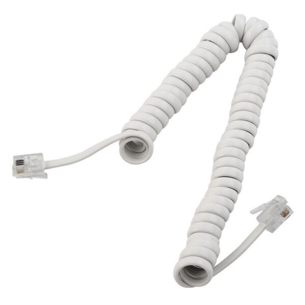 Conqueror Telephone Handset Cable 0.5 Meter Black -C79