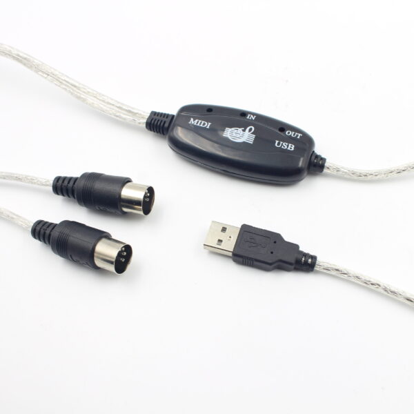 Conqueror Cable MIDI PC To Music Keyboard Adapter Converter 1.8 Meter - C84