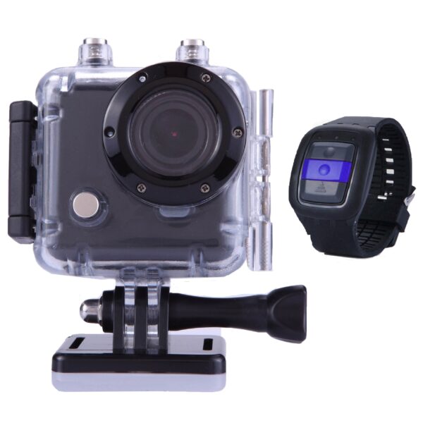 Wi-Fi Sports Action Camera Full HD Waterproof DV Camcorder 12MP 150 Degree Wide Angle with Wrist Remote and Mounting Kit - X5W