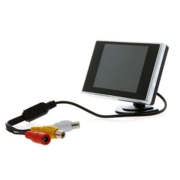 Conqueror Monitor Rearview Dashboard Camera for Parking with 3.5" Display, 170 Degrees Wide Angle, Night Vision - M350