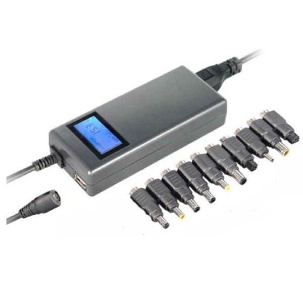 Universal Laptop Adapter 10 Tips Adjustable Voltage 12-24 Volt - BC10/10