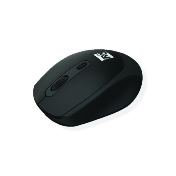 Wireless Optical Mouse 2.4GHz for Desktop Computer PC Laptop 4 Bottoms Black - 1712