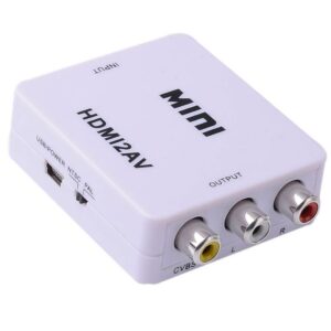 HDMI to AV 3RCA CVBs Composite Video Audio Converter Adapter for PC Laptop Xbox PS4 Camera DVD - G168