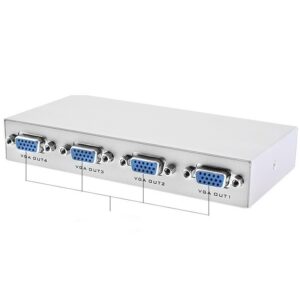 VGA Splitter 4 Port Multiplier for Screen Duplication- EL94