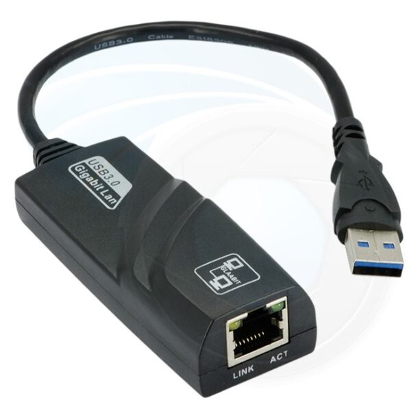Ethernet Network Adapter USB 3.0 to RJ45 Male to Female 10/100/1000 Mbps Networking - G183B
