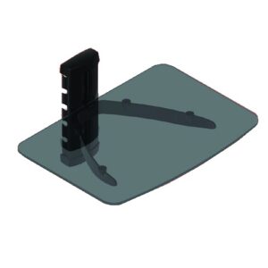 Conqueror Wall-Mounted Single Shelf for DVD player / AV component / cable box / TV accessories / Projector - H141