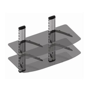 Conqueror Wall-Mounted 2 Shelves for DVD player / AV component / cable box / TV accessories / projector - H144