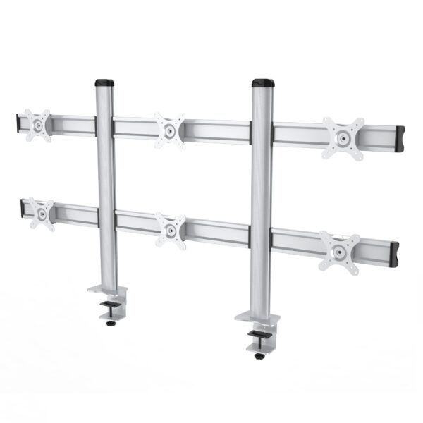 Table Stand Mounting Bracket for 6 LCD Screens 12''-24'' - HAT6
