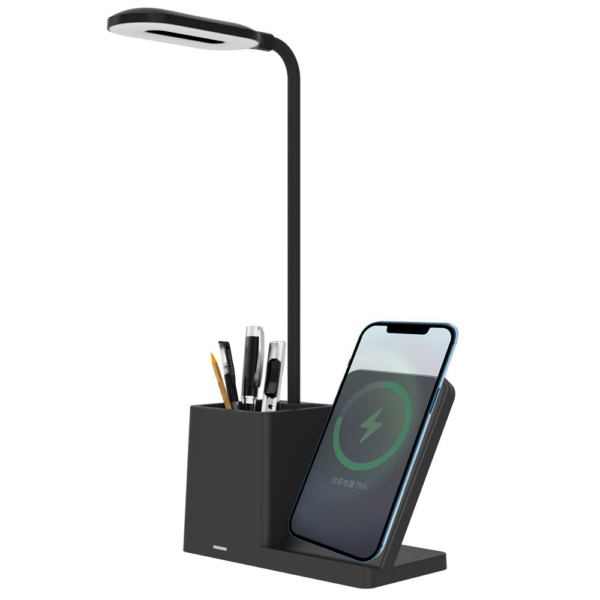CONQUEROR Table Lamp with Charging Station D3L