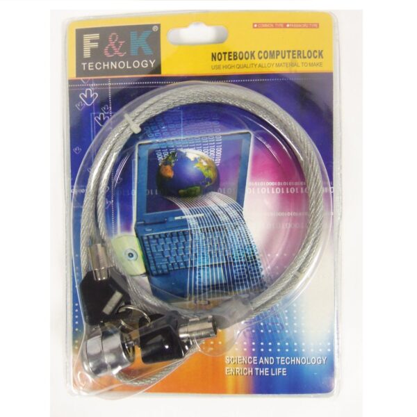 F&K Security Key Lock for Laptop - KK607L