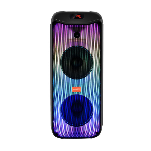 ADS Multimedia Bluetooth 2X 6 Inch Speaker with Fire Flame LED Light 250 Watt - TFY206B
