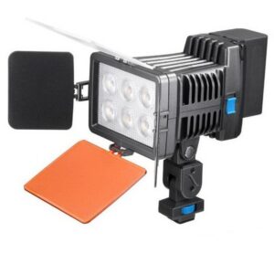Video Light 6 LED Lamp Rechargeable for Sony Camera DV Camcorder - VL006
