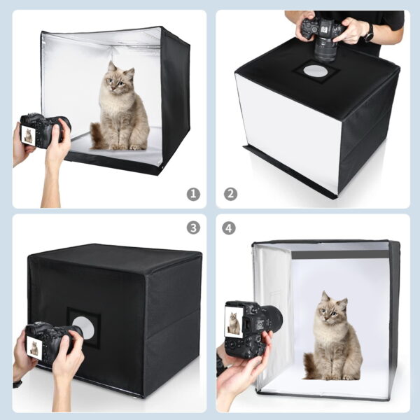 Portable Photo Studio Lighting Tent for Professional Photography with LED Light Tent - LBSIBN60